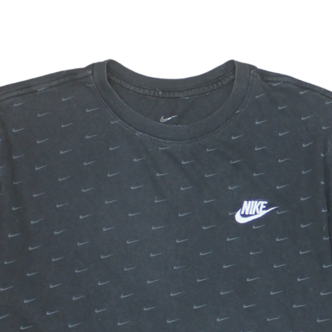 Nike 90's Swoosh Short Sleeves T Shirt Large Black sold by Vintage Club product image thumbnail 3