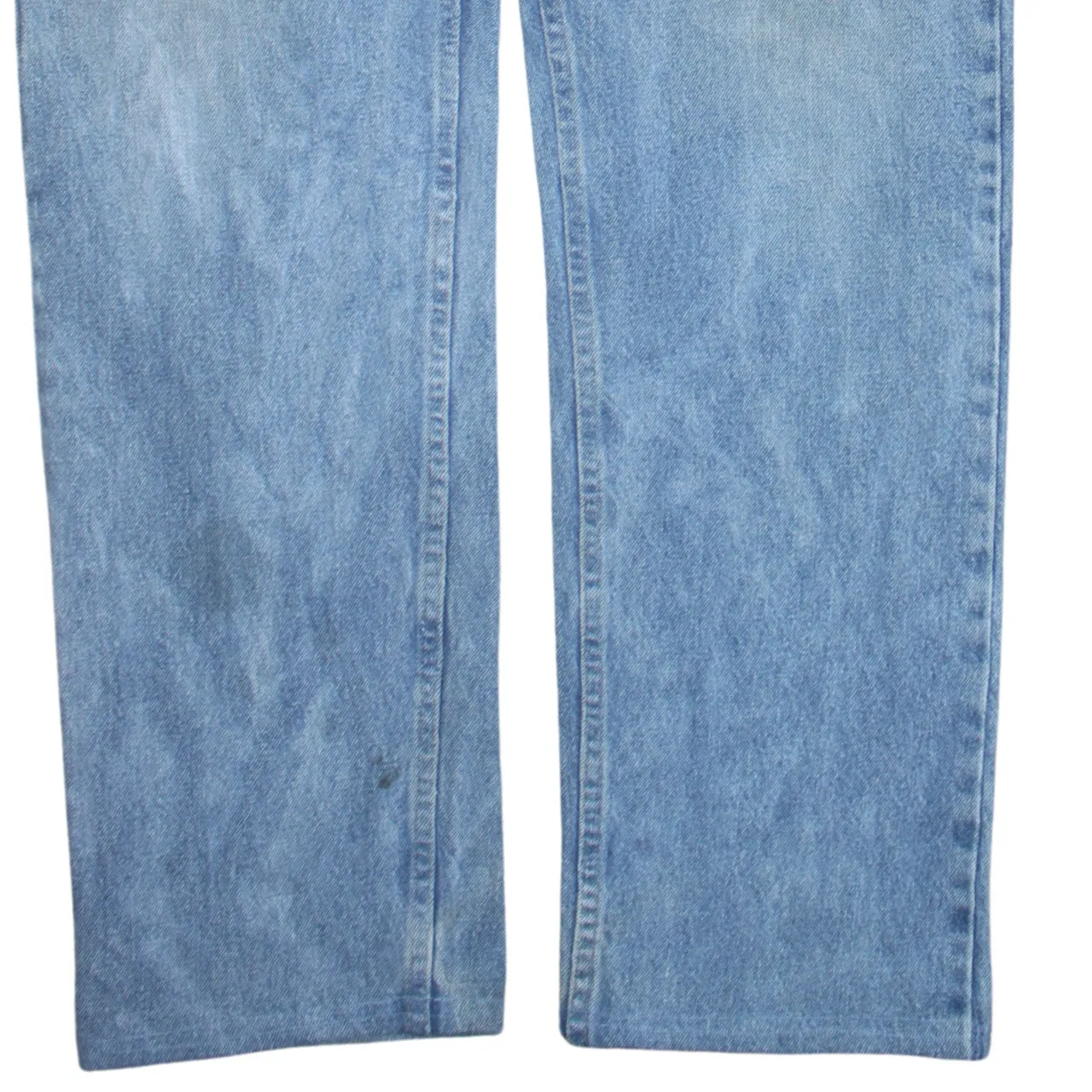 Wrangler 90's Lightwash Straight Leg Baggy Jeans / Pants 36 Blue sold by Vintage Club product image thumbnail 4