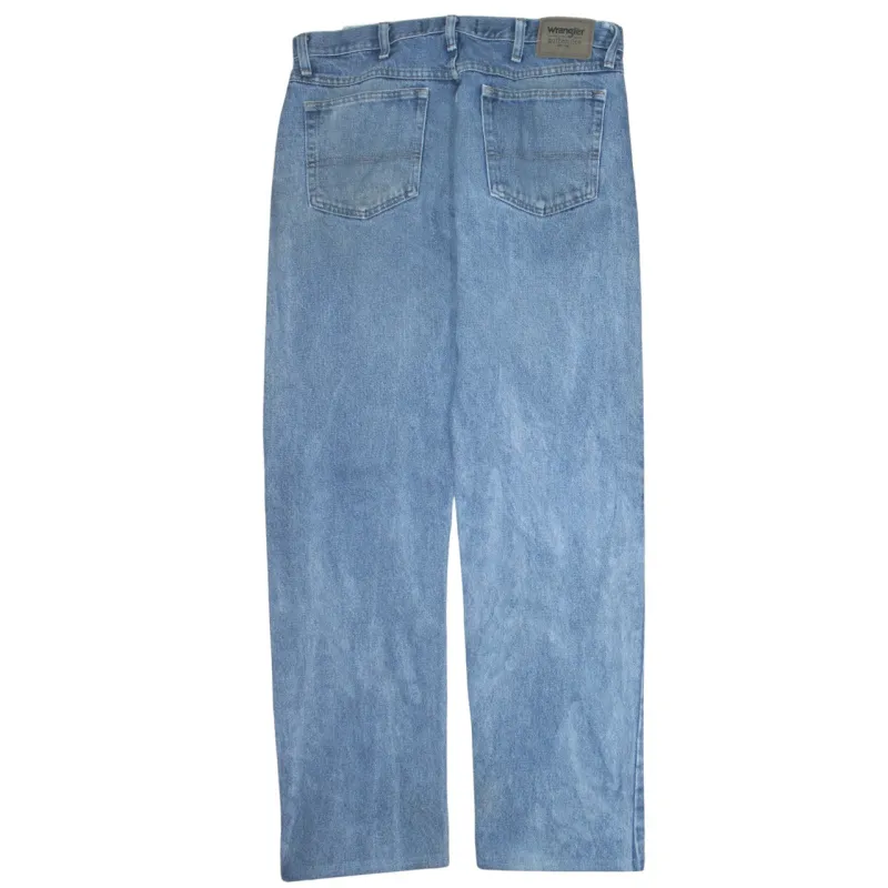 Wrangler 90's Lightwash Straight Leg Baggy Jeans / Pants 36 Blue sold by Vintage Club