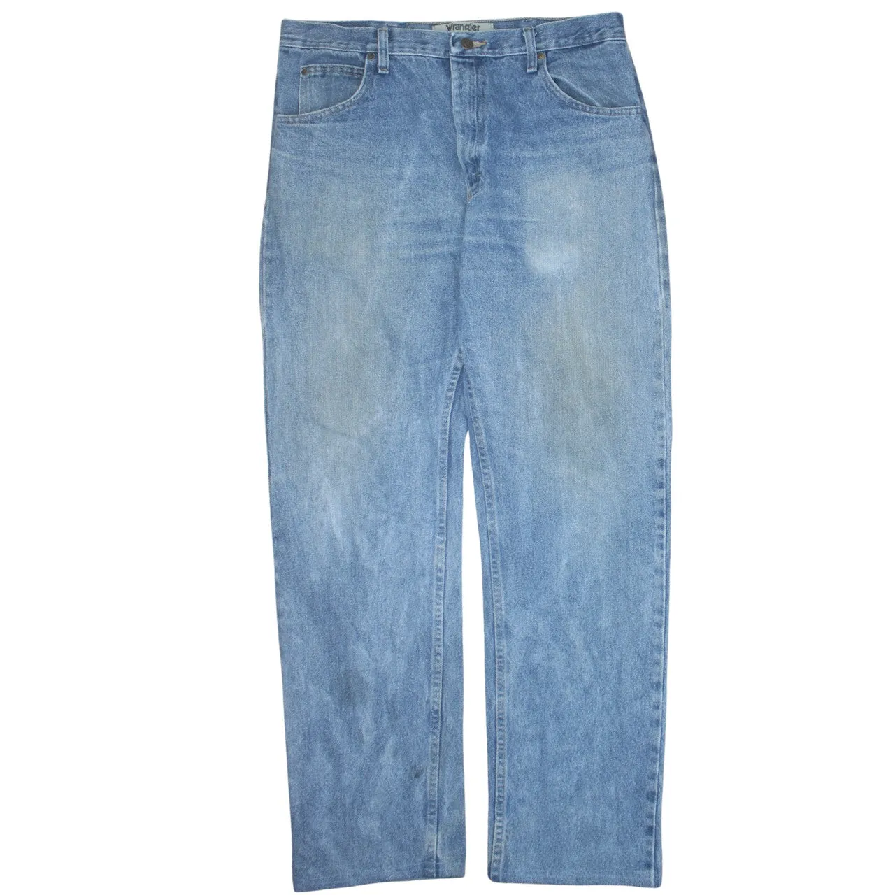 Wrangler 90's Lightwash Straight Leg Baggy Jeans / Pants 36 Blue sold by Vintage Club product image thumbnail 2