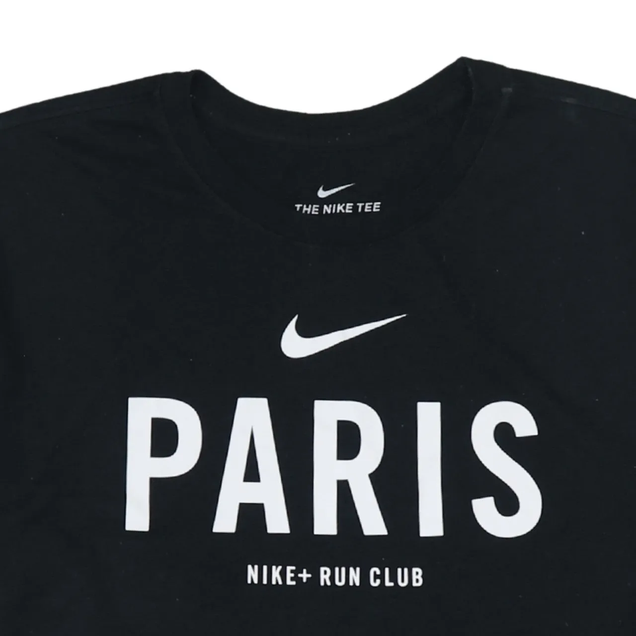 Nike 90's Center Middle Swoosh Crew Neck T Shirt Large Black sold by Vintage Club product image thumbnail 3