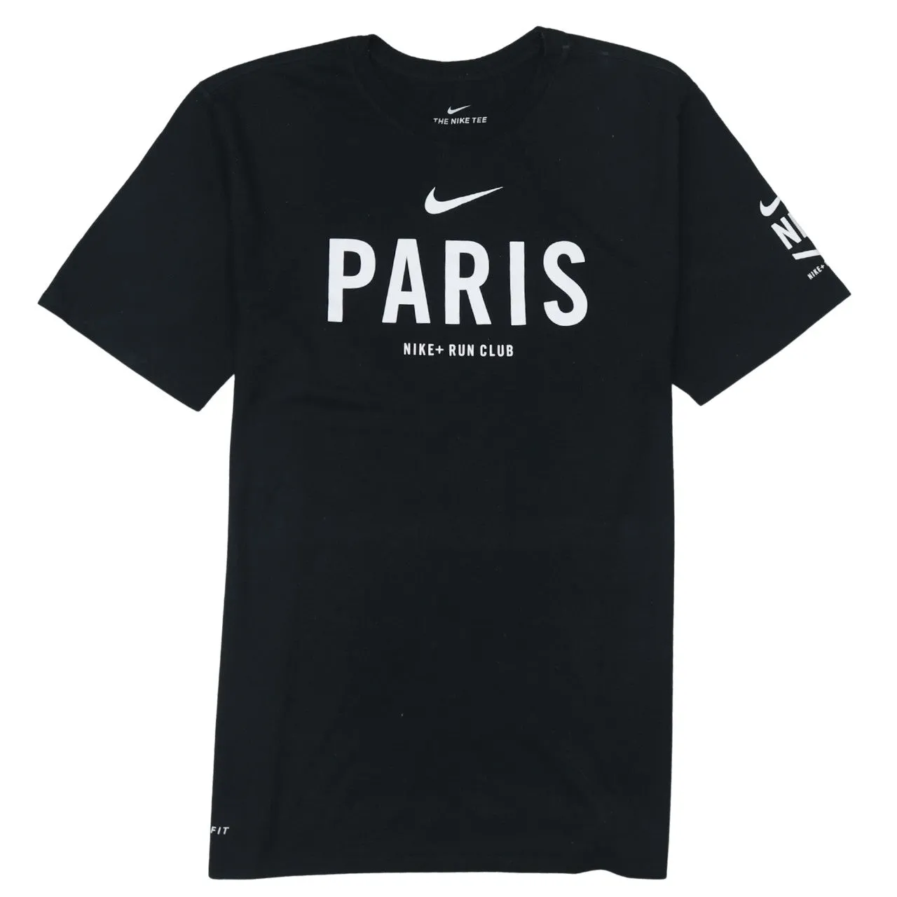 Nike 90's Center Middle Swoosh Crew Neck T Shirt Large Black sold by Vintage Club