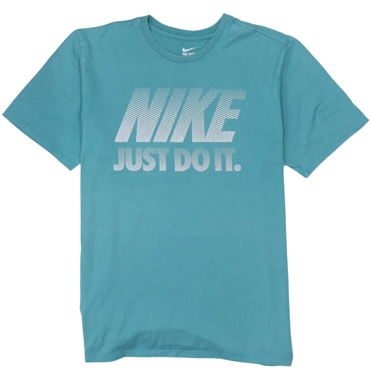 Nike 90's Spellout Short Sleeves T Shirt Large Blue sold by Vintage Club