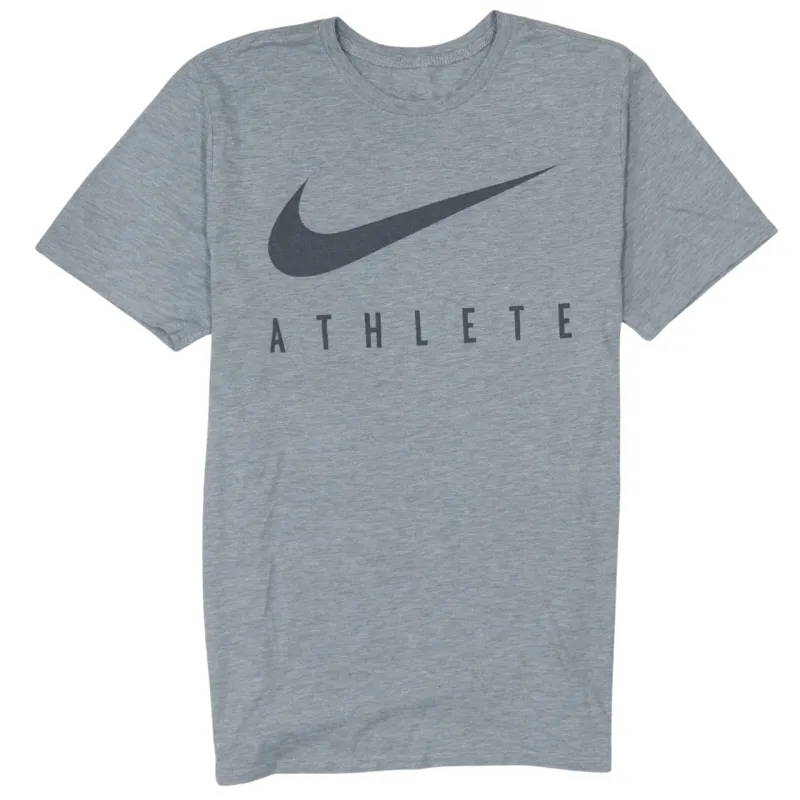 Nike 90's Center Middle Swoosh Crew Neck T Shirt Medium  Grey sold by Vintage Club