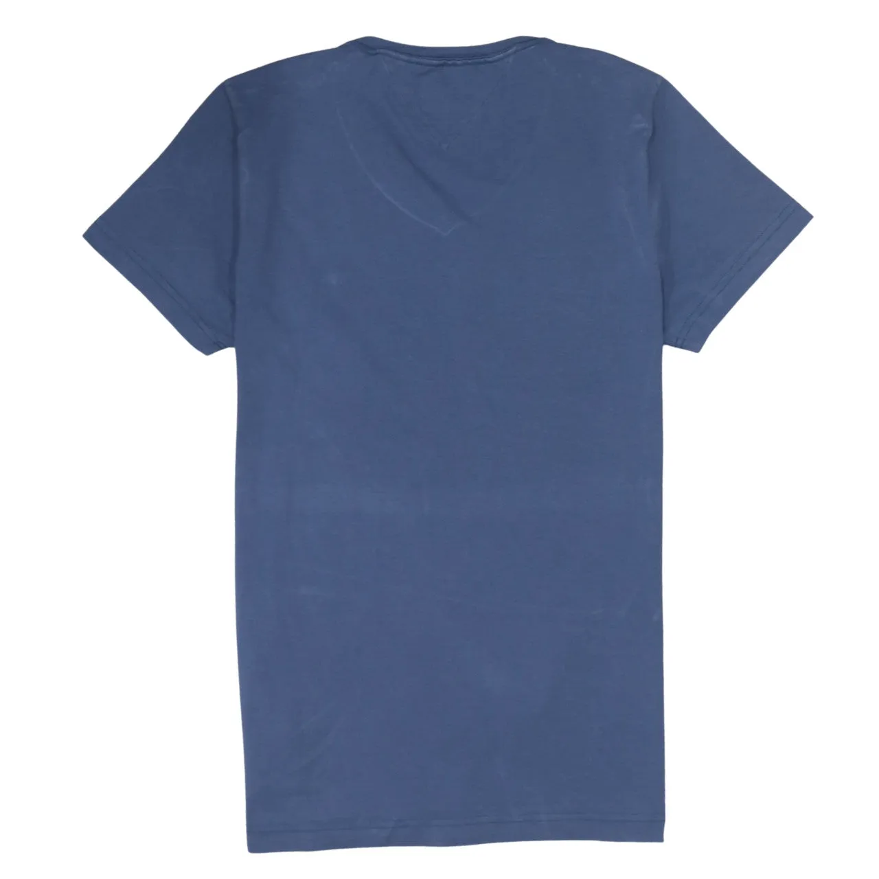 Tommy Hilfiger 90's Short Sleeves V Neck T Shirt Small Blue sold by Vintage Club product image thumbnail 2