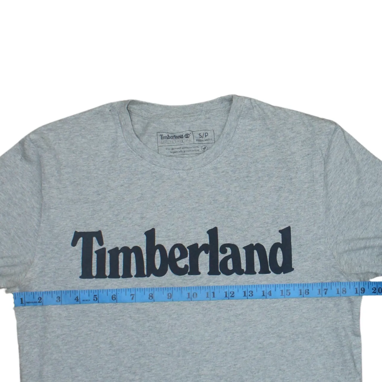 Timberland 90's Spellout Short Sleeves T Shirt Small Grey sold by Vintage Club product image thumbnail 5