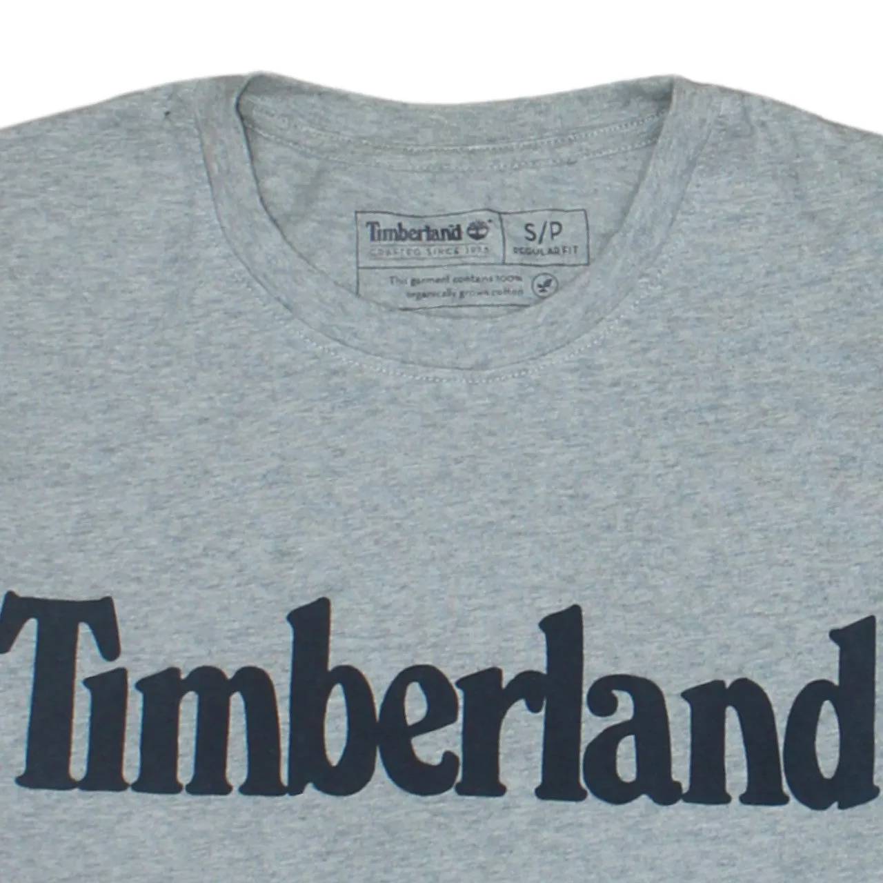 Timberland 90's Spellout Short Sleeves T Shirt Small Grey sold by Vintage Club product image thumbnail 3