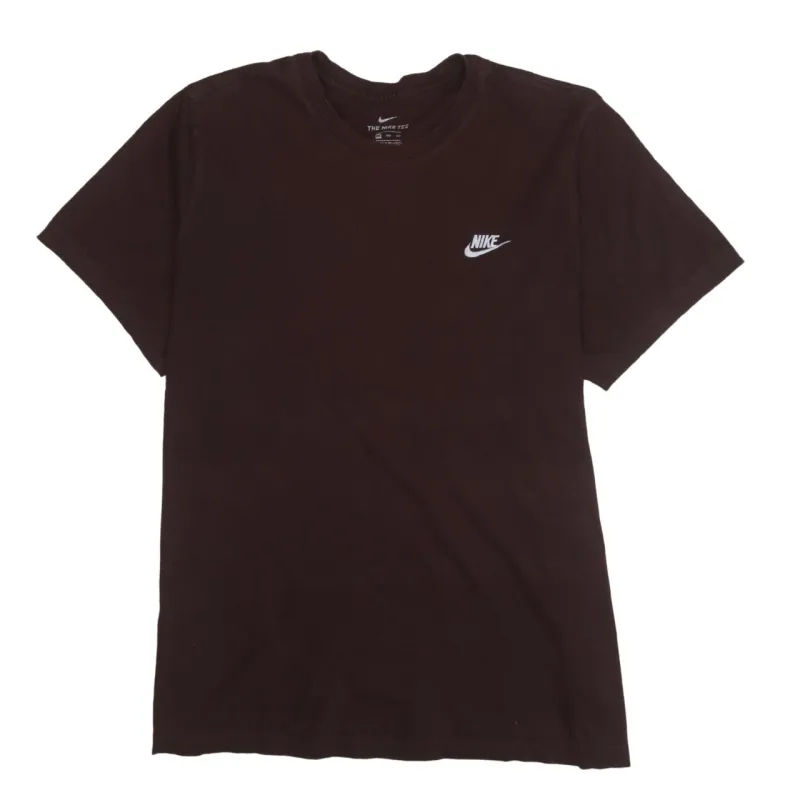Nike 90's Swoosh Short Sleeves T Shirt XLarge Brown made by Nike