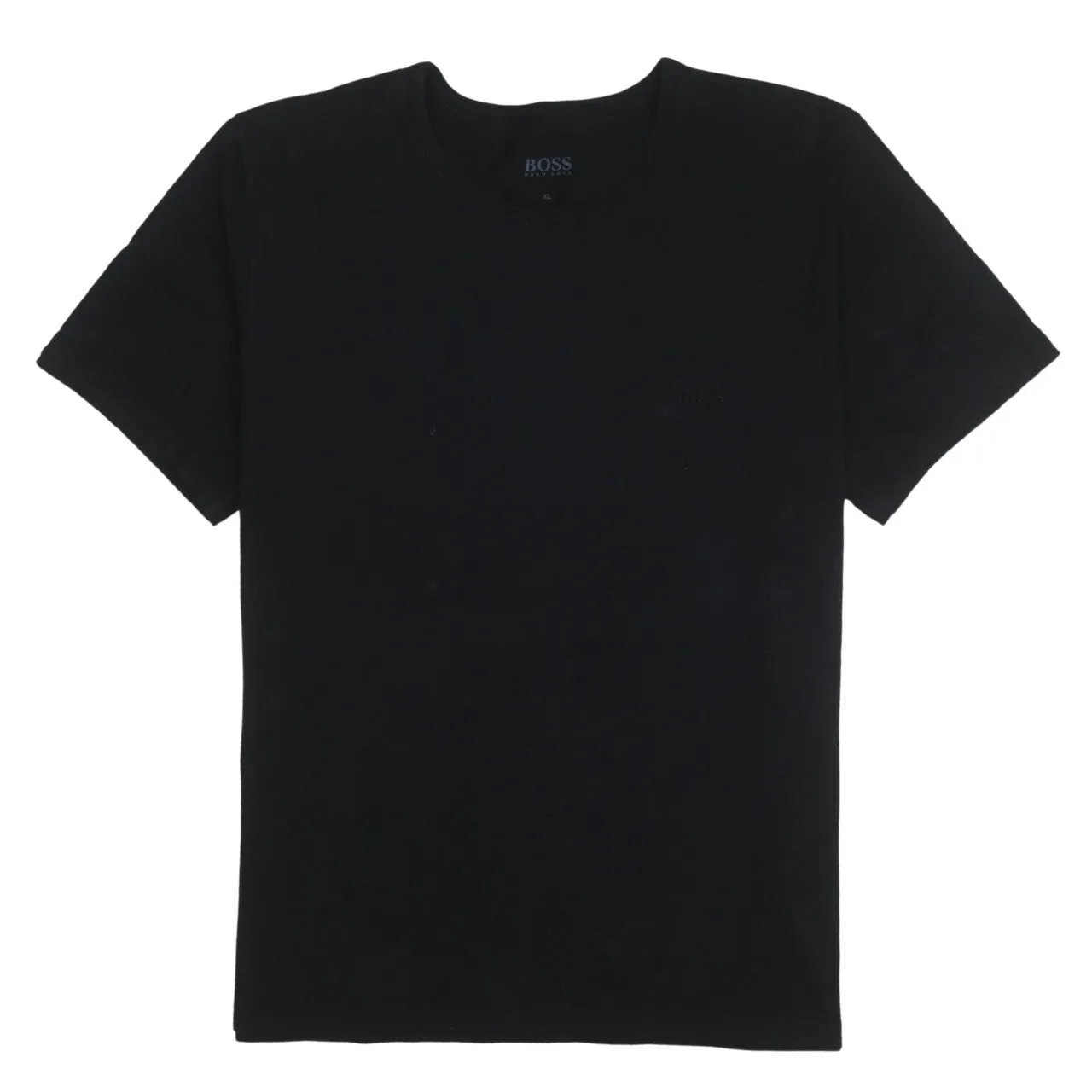 HUGO BOSS 90's Short Sleeves Crew Neck T Shirt XLarge Black sold by Vintage Club