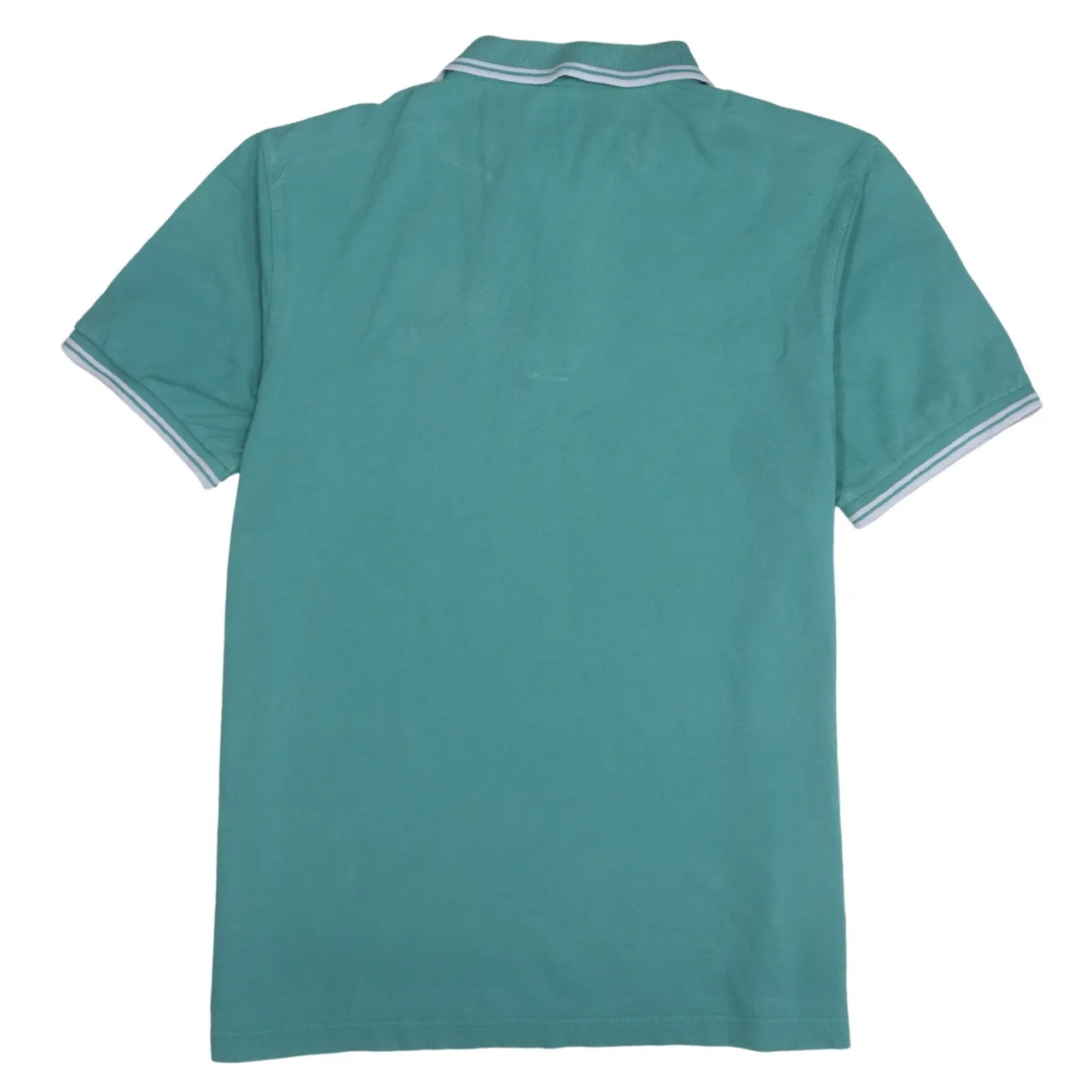 FRED PERRY 90's Short Sleeves Quarter Button Polo Shirt XLarge Green sold by Vintage Club product image thumbnail 2