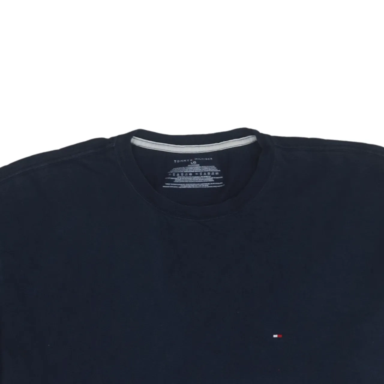 Tommy Hilfiger 90's Short Sleeves Crew Neck T Shirt Large Navy Blue sold by Vintage Club product image thumbnail 3