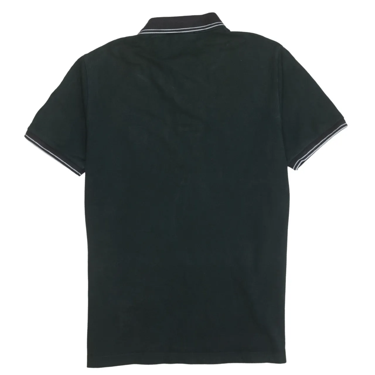 Stone Island 90's Short Sleeves Quarter Button Polo Shirt Medium Green sold by Vintage Club product image thumbnail 2