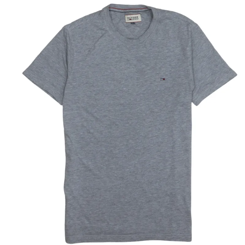 Tommy Hilfiger 90's Short Sleeves Crew Neck T Shirt Small Grey sold by Vintage Club