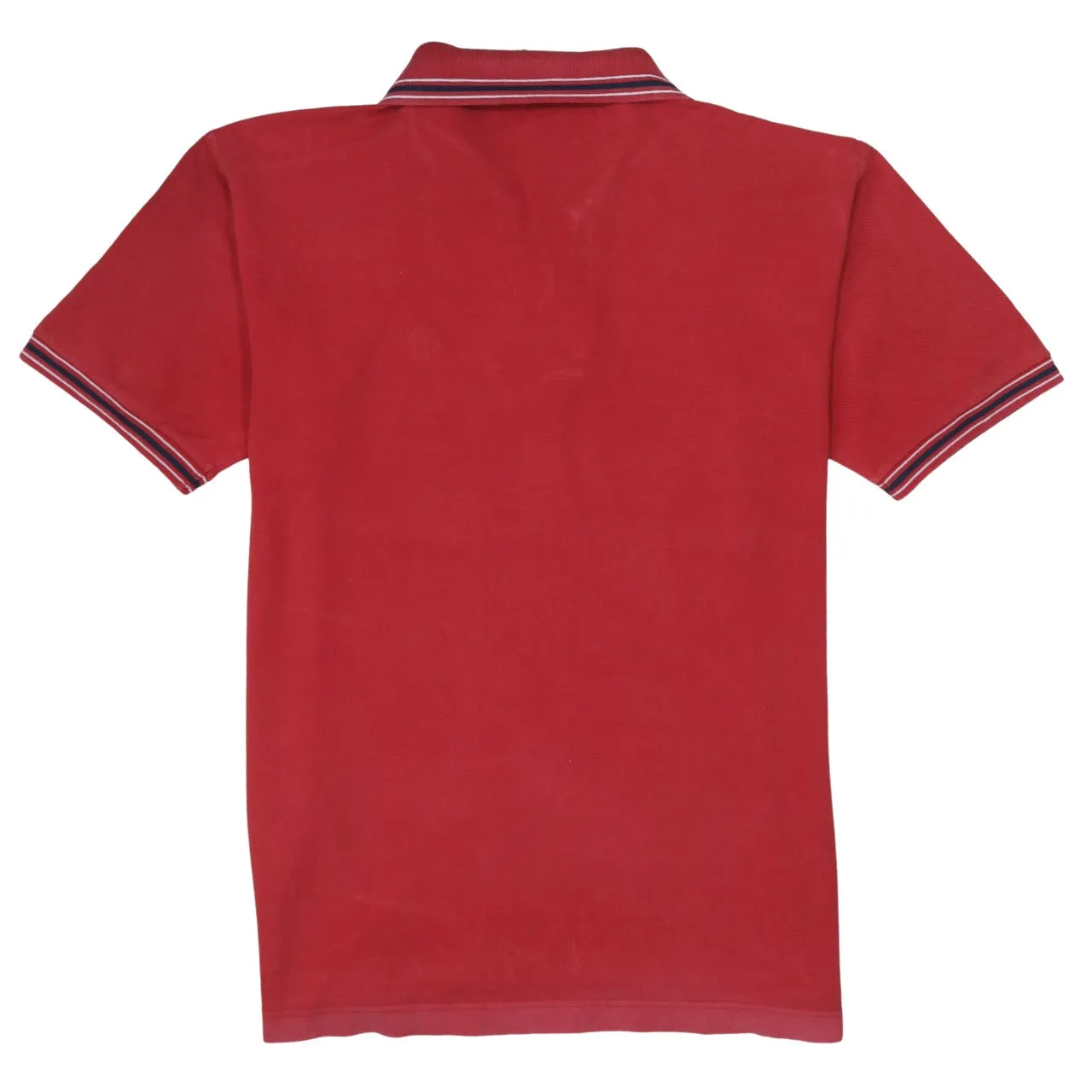 Kappa 90's Short Sleeves Quarter Button Polo Shirt Large Red sold by Vintage Club product image thumbnail 2