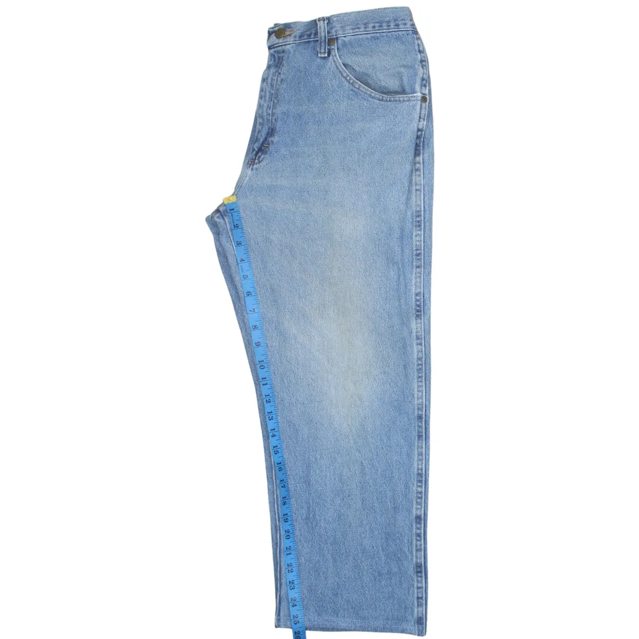 Wrangler 90's Lightwash Straight Leg Baggy Jeans / Pants 36 Blue sold by Vintage Club product image thumbnail 5