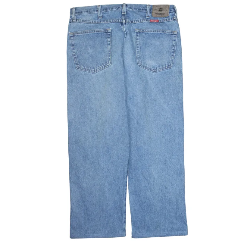 Wrangler 90's Lightwash Straight Leg Baggy Jeans / Pants 36 Blue sold by Vintage Club