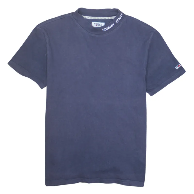 Tommy Jeans 90's Short Sleeves Crew Neck T Shirt Small Navy Blue made by Vintage Club