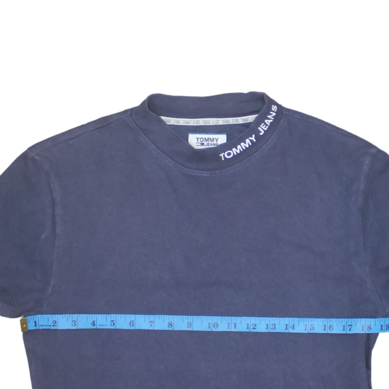 Tommy Jeans 90's Short Sleeves Crew Neck T Shirt Small Navy Blue sold by Vintage Club product image thumbnail 5
