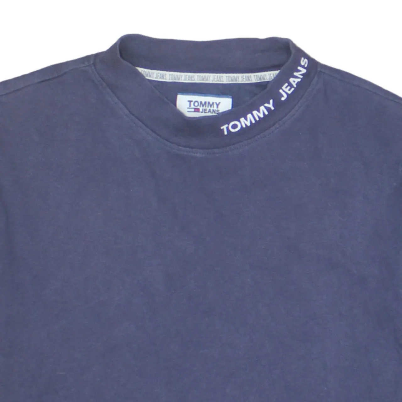 Tommy Jeans 90's Short Sleeves Crew Neck T Shirt Small Navy Blue sold by Vintage Club product image thumbnail 3