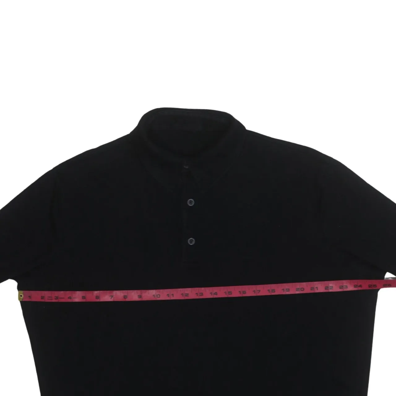 HUGO BOSS 90's Long Sleeve Quarter Button Polo Shirt XXLarge Black sold by Vintage Club product image thumbnail 5