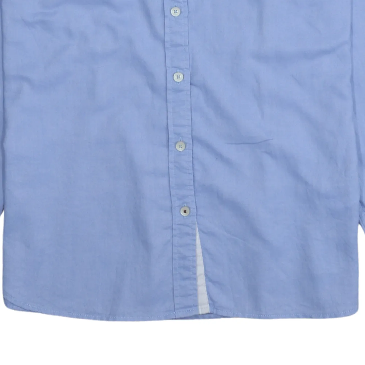 Tommy Hilfiger 90's Long Sleeve Button Up Shirt Small Blue sold by Vintage Club product image thumbnail 4