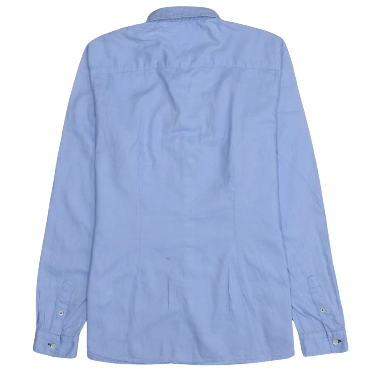 Tommy Hilfiger 90's Long Sleeve Button Up Shirt Small Blue sold by Vintage Club product image thumbnail 2