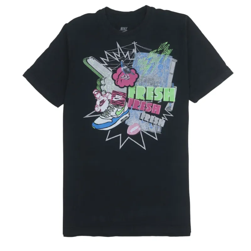 Nike 90's Short Sleeves Crew Neck T Shirt Large Black sold by Vintage Club