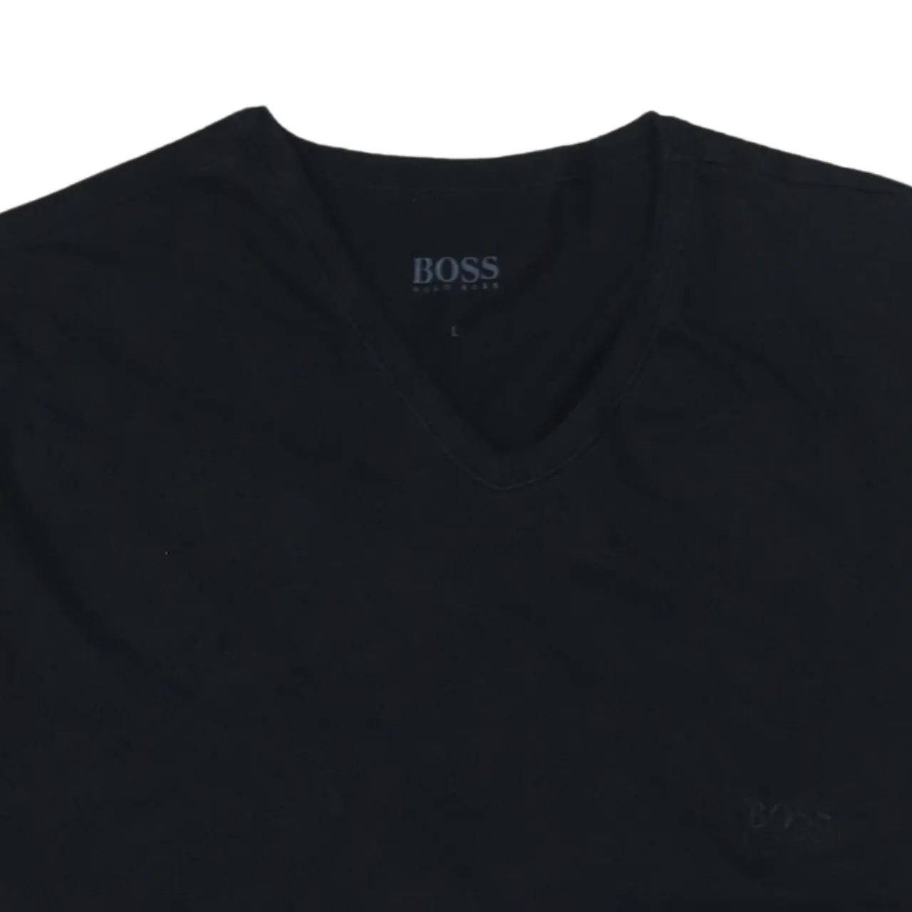 HUGO BOSS 90's Short Sleeves Crew Neck T Shirt Large Black sold by Vintage Club product image thumbnail 3