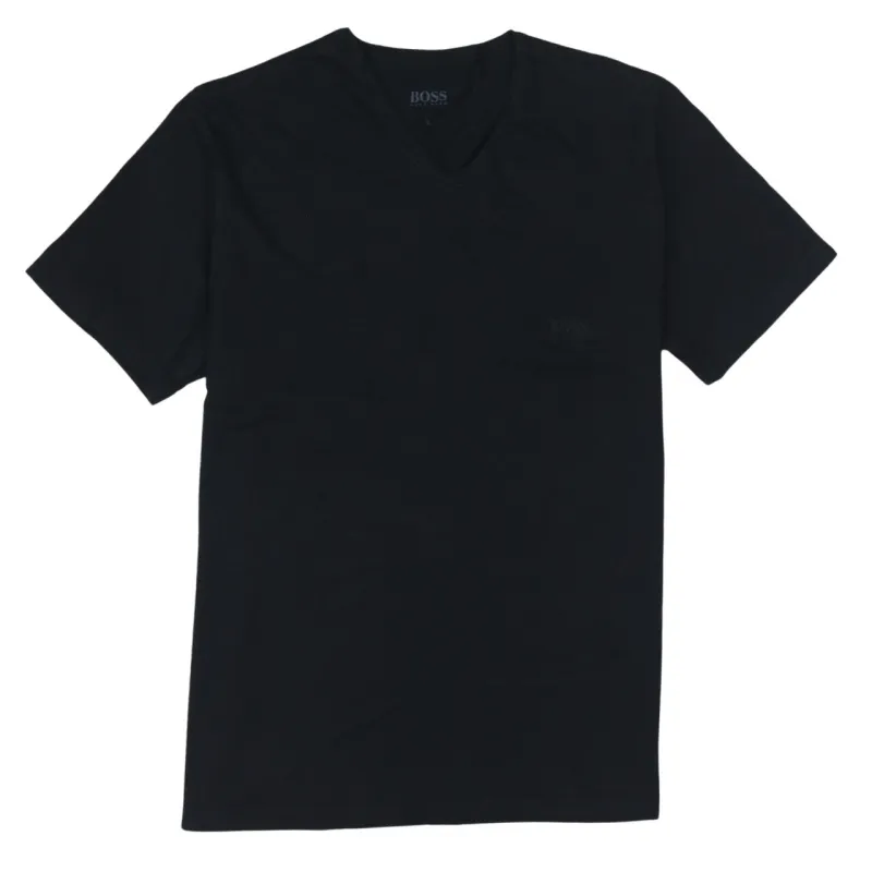 HUGO BOSS 90's Short Sleeves Crew Neck T Shirt Large Black sold by Vintage Club