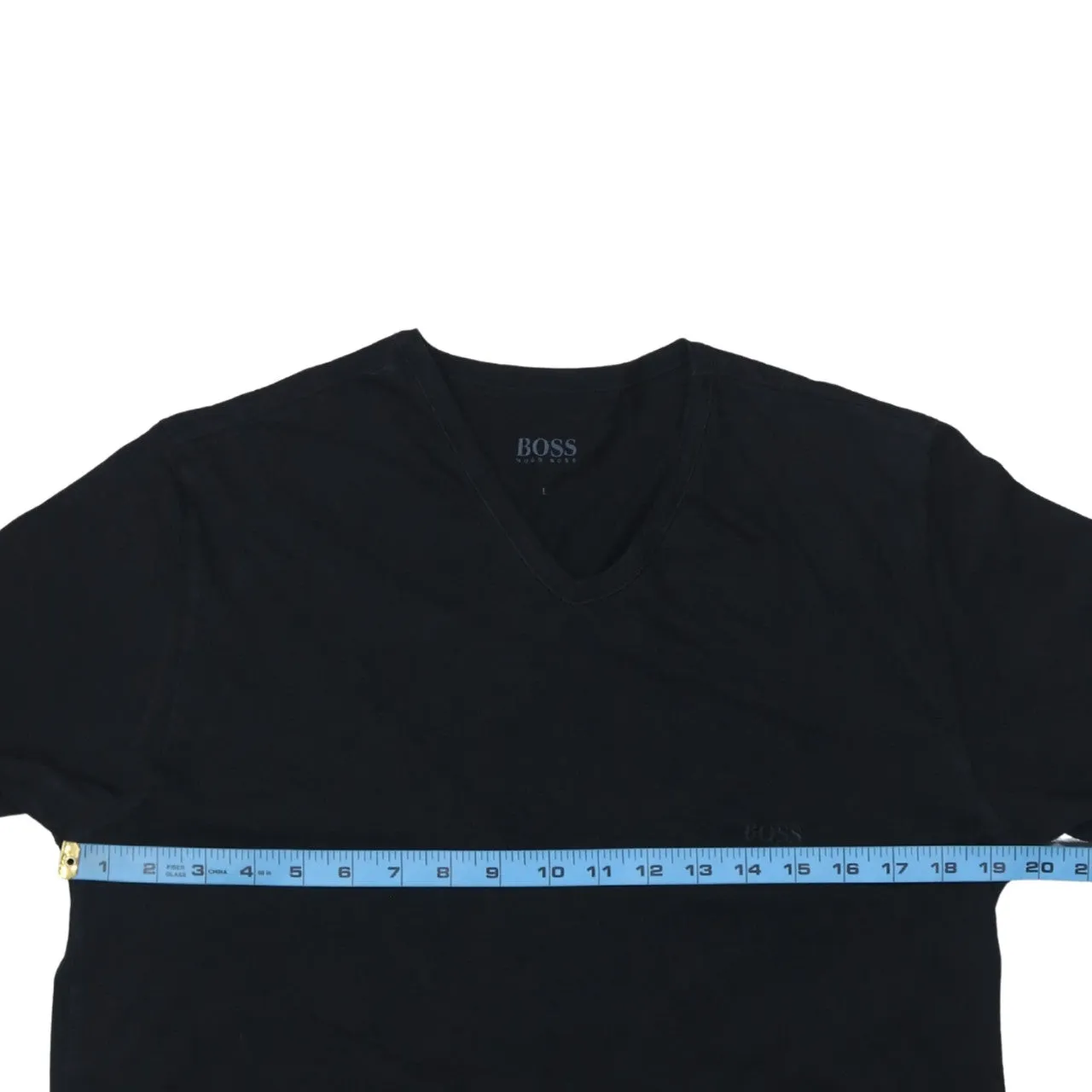 HUGO BOSS 90's Short Sleeves Crew Neck T Shirt Large Black sold by Vintage Club product image thumbnail 5