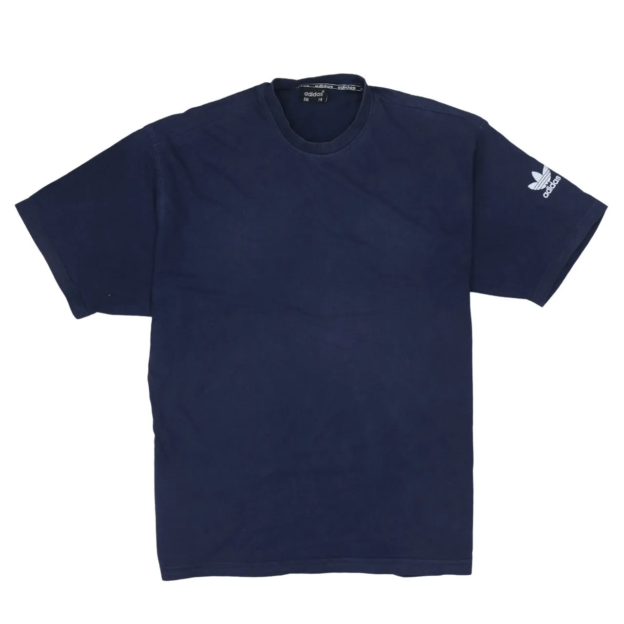 Adidas 90's Short Sleeves Crew Neck T Shirt XLarge Navy Blue sold by Vintage Club