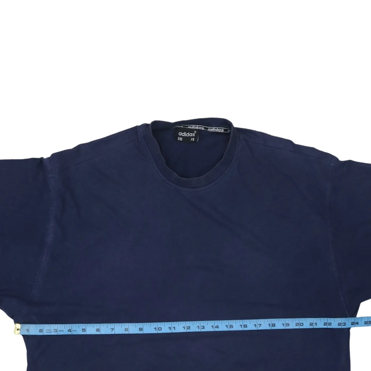 Adidas 90's Short Sleeves Crew Neck T Shirt XLarge Navy Blue sold by Vintage Club product image thumbnail 5