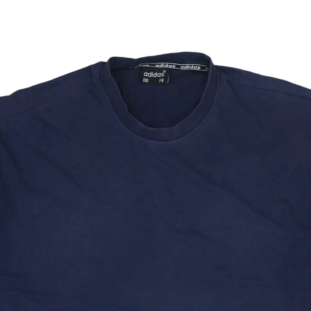 Adidas 90's Short Sleeves Crew Neck T Shirt XLarge Navy Blue sold by Vintage Club product image thumbnail 3