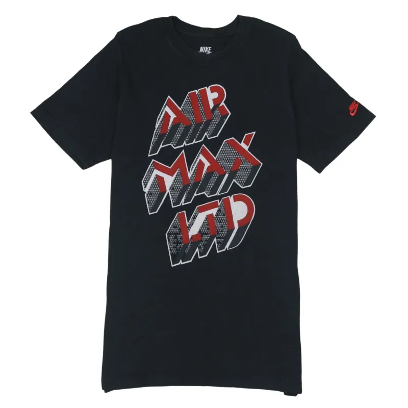 Nike 90's Swoosh Crew Neck T Shirt Large Black sold by Vintage Club