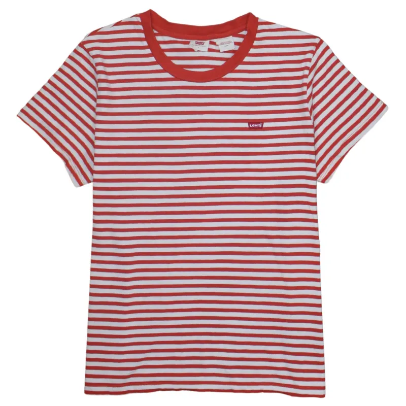 Levi's 90's Short Sleeves Crew Neck T Shirt Large Red sold by Vintage Club