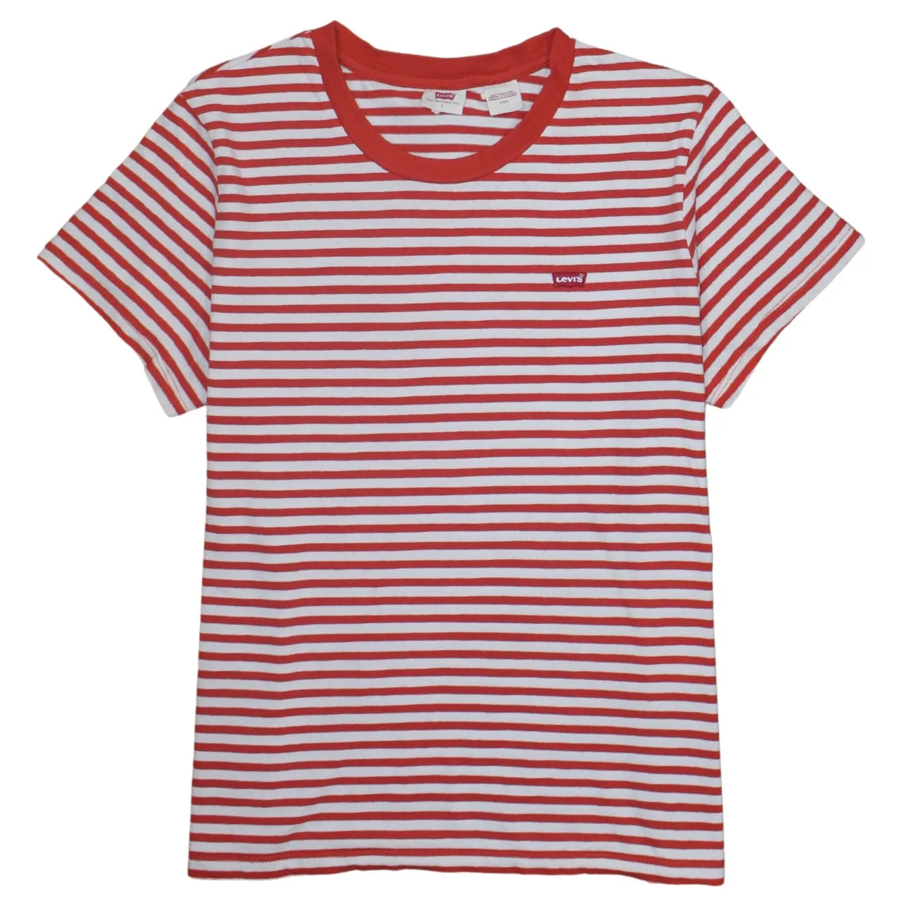 Levi's 90's Short Sleeves Crew Neck T Shirt Large Red sold by Vintage Club