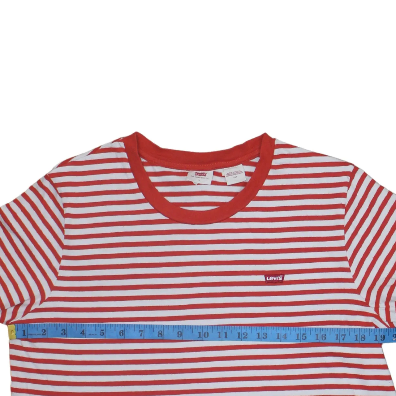 Levi's 90's Short Sleeves Crew Neck T Shirt Large Red sold by Vintage Club product image thumbnail 5