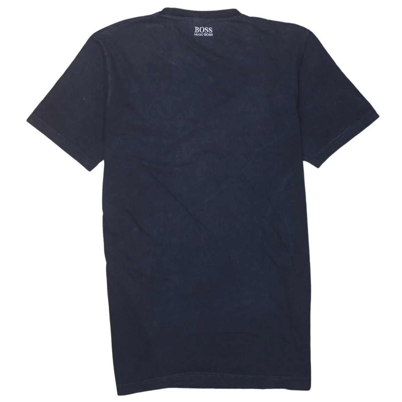 HUGO BOSS 90's Short Sleeves Crew Neck T Shirt Large Navy Blue sold by Vintage Club product image thumbnail 2