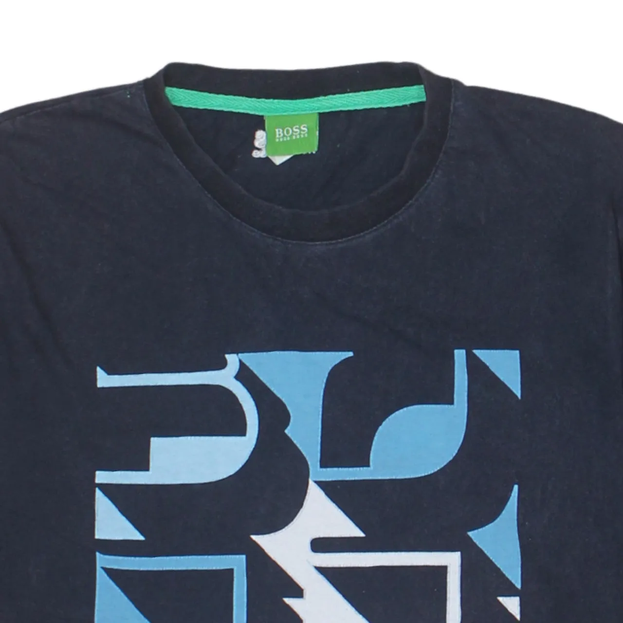 HUGO BOSS 90's Short Sleeves Crew Neck T Shirt Large Navy Blue sold by Vintage Club product image thumbnail 3