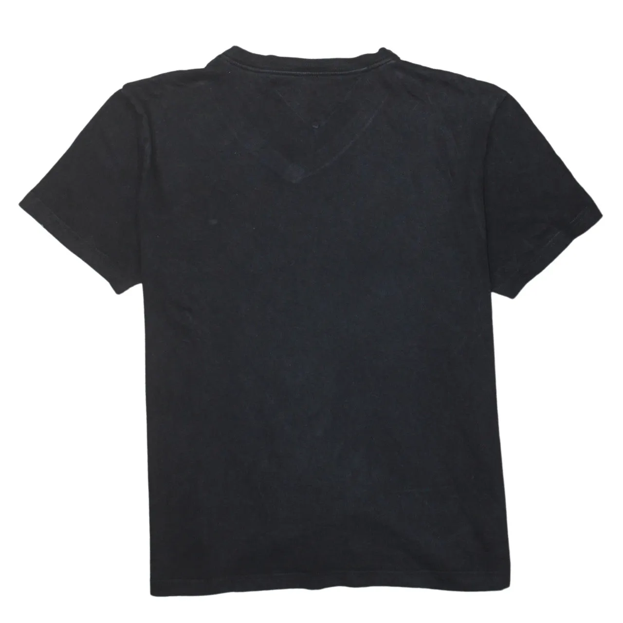 Tommy Hilfiger 90's Short Sleeves V Neck T Shirt Large Black sold by Vintage Club product image thumbnail 2