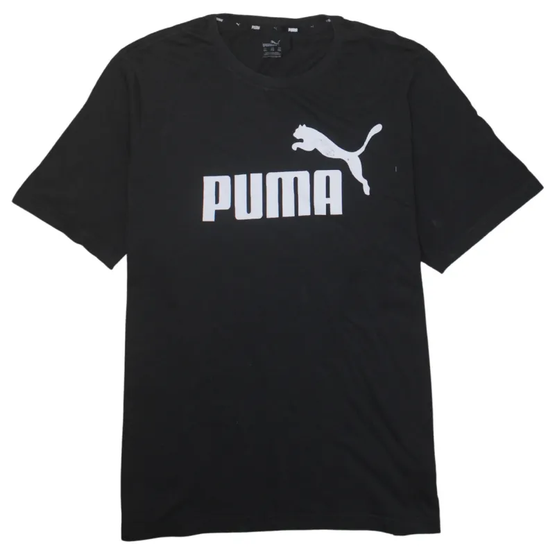 Puma 90's Spellout Short Sleeves T Shirt XXLarge (2XL) Black made by Puma
