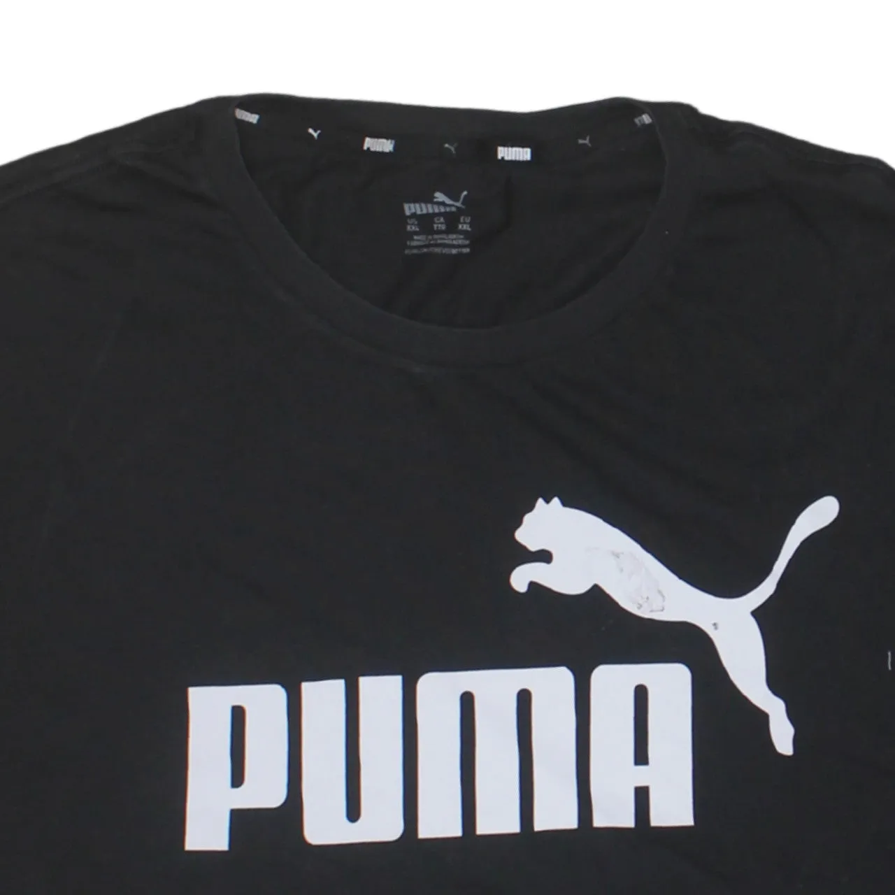 Puma 90's Spellout Short Sleeves T Shirt XXLarge (2XL) Black sold by Vintage Club product image thumbnail 3