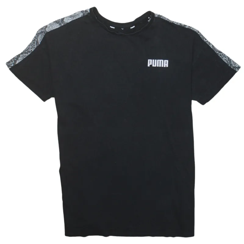 Puma 90's Short Sleeves Crew Neck T Shirt Medium Black made by Puma
