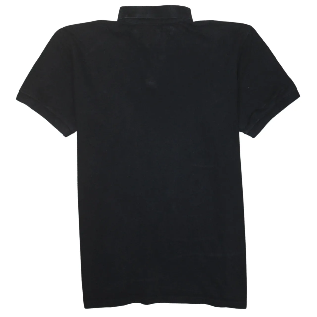 Tommy Hilfiger 90's Short Sleeves Quarter Button Polo Shirt XLarge Black sold by Vintage Club product image thumbnail 2