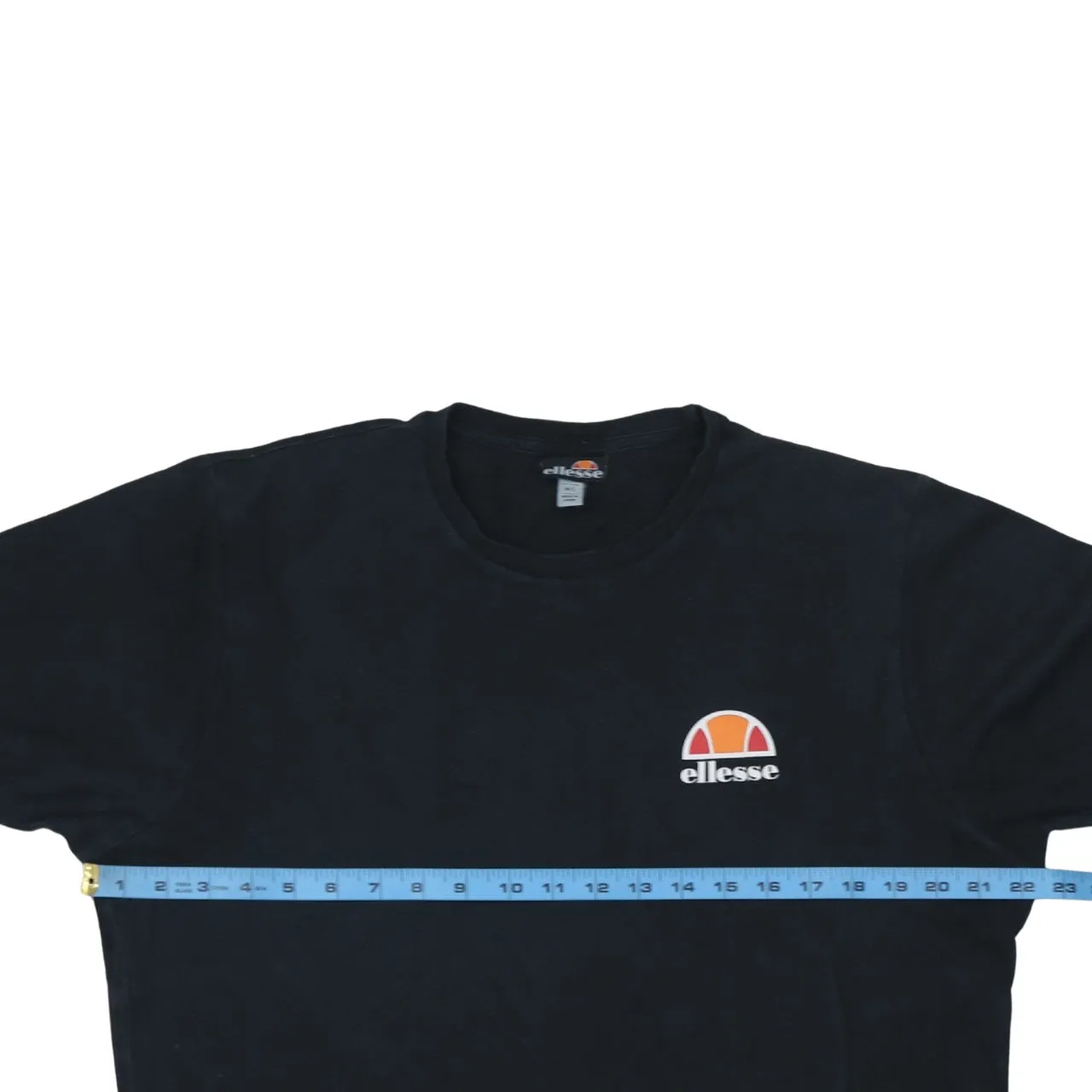 Ellesse 90's Short Sleeves Crew Neck T Shirt Large Black sold by Vintage Club product image thumbnail 5