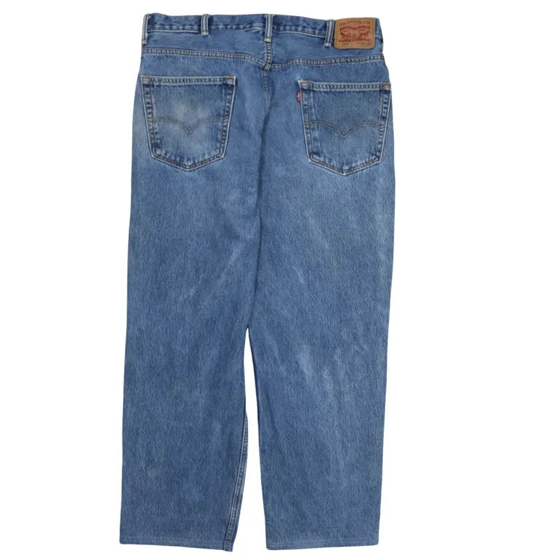 Levi Strauss &Co 90's 550 Straight Leg Baggy Jeans / Pants 38 Blue sold by Vintage Club