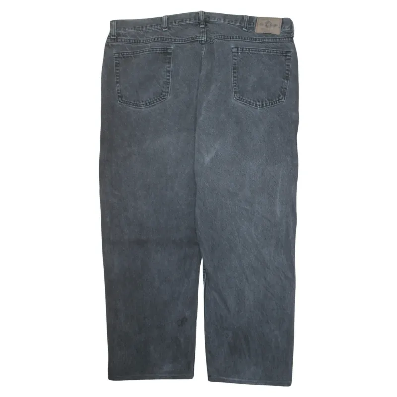 Wrangler 90's Lightwash Straight Leg Baggy Jeans / Pants 44 Black sold by Vintage Club