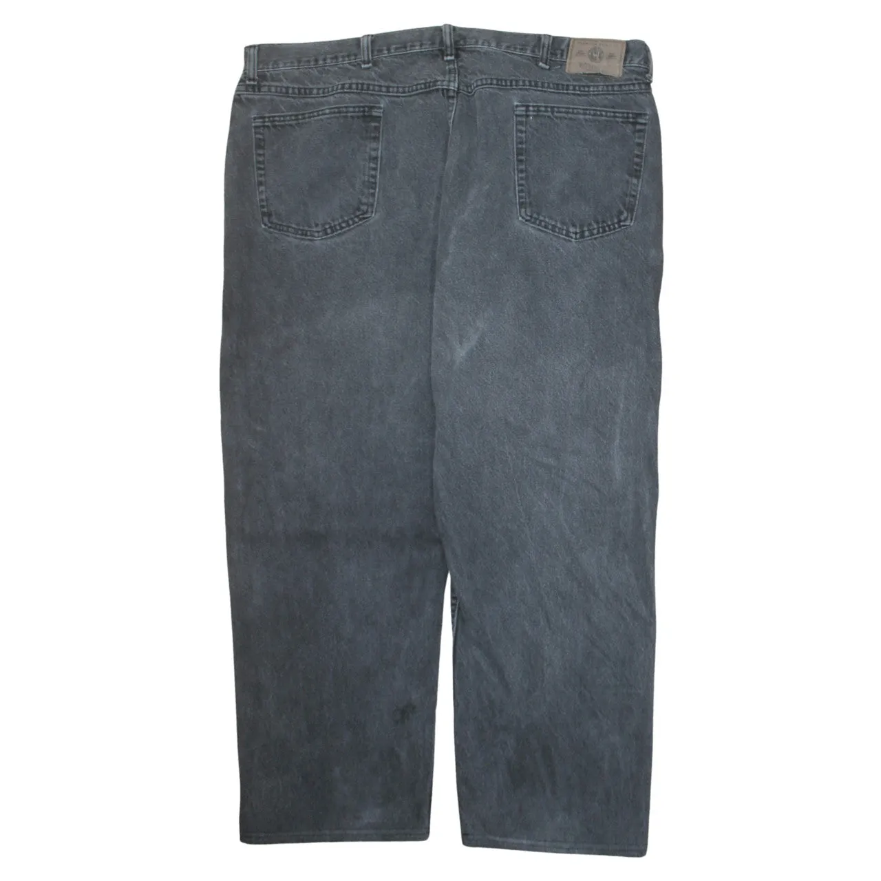 Wrangler 90's Lightwash Straight Leg Baggy Jeans / Pants 44 Black sold by Vintage Club