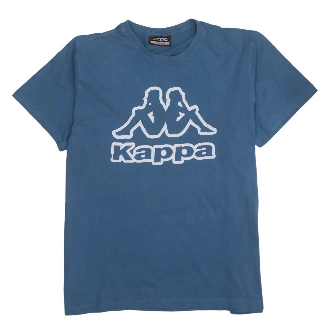 Kappa 90's Spellout Short Sleeves T Shirt XLarge Blue sold by Vintage Club