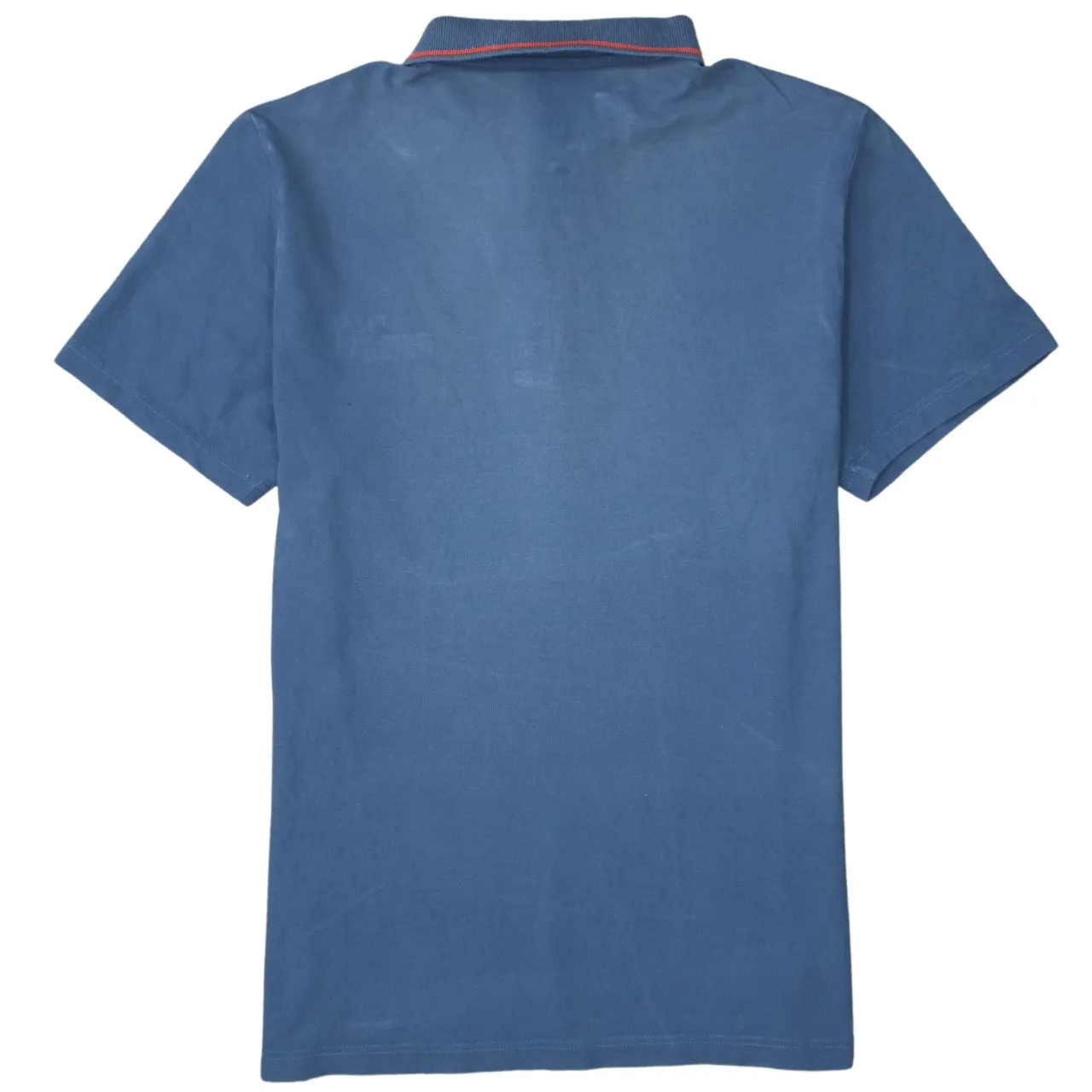 Puma 90's Short Sleeves Quarter Button Polo Shirt Medium Blue sold by Vintage Club product image thumbnail 2